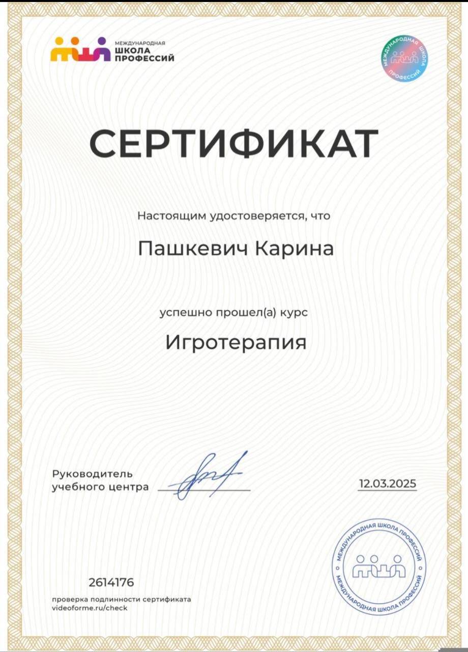 Игротерапия. Психолог Минск и онлайн
